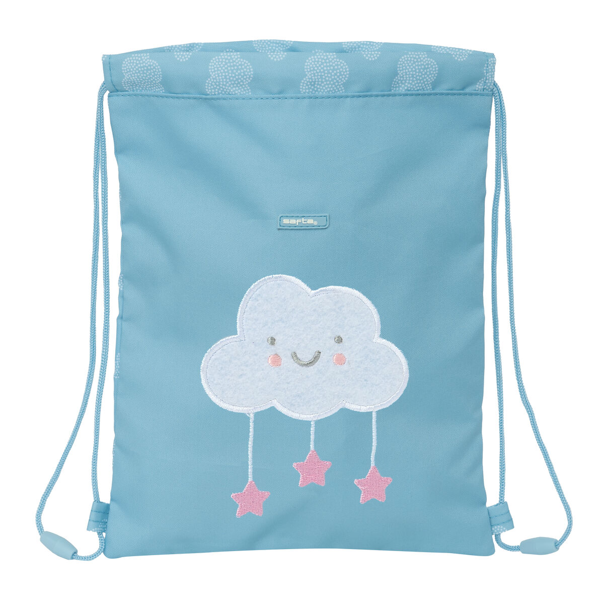Backpack with Strings Safta Nube Blue 26 x 34 x 1 cm Backpack with Strings Safta Nube Blue 26 x 34 x 1 cm