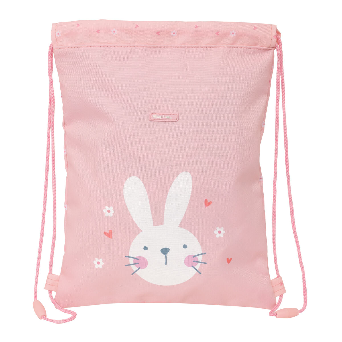 Backpack with Strings Safta Bunny Pink 26 x 34 x 1 cm Backpack with Strings Safta Bunny Pink 26 x 34 x 1 cm