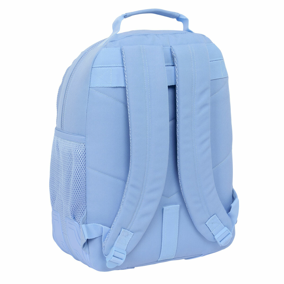 School Bag Smiley Joyful Blue Multicolour 32 x 42 x 15 cm