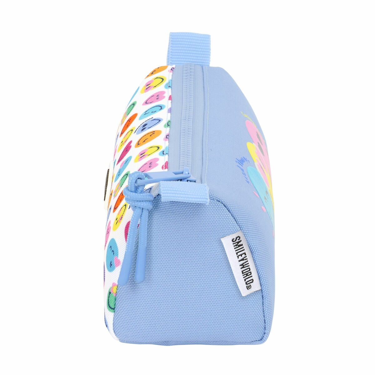 Holdall Smiley Joyful Multicolour Light Blue 21 x 8 x 7 cm