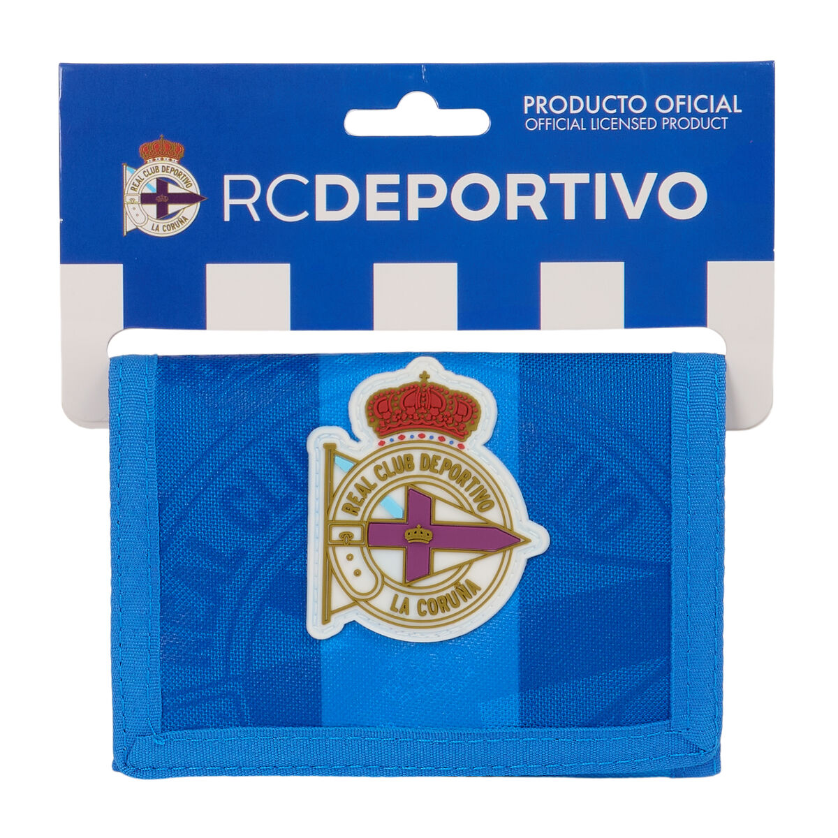 Purse R. C. Deportivo de La Corua Blue 12.5 x 9.5 x 1 cm