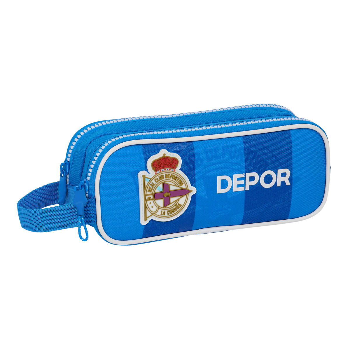 Double Carry-all R. C. Deportivo de La Coruña Blue 21 x 8 x 6 cm Double Carry-all R. C. Deportivo de La Coruña Blue 21 x 8 x 6 cm