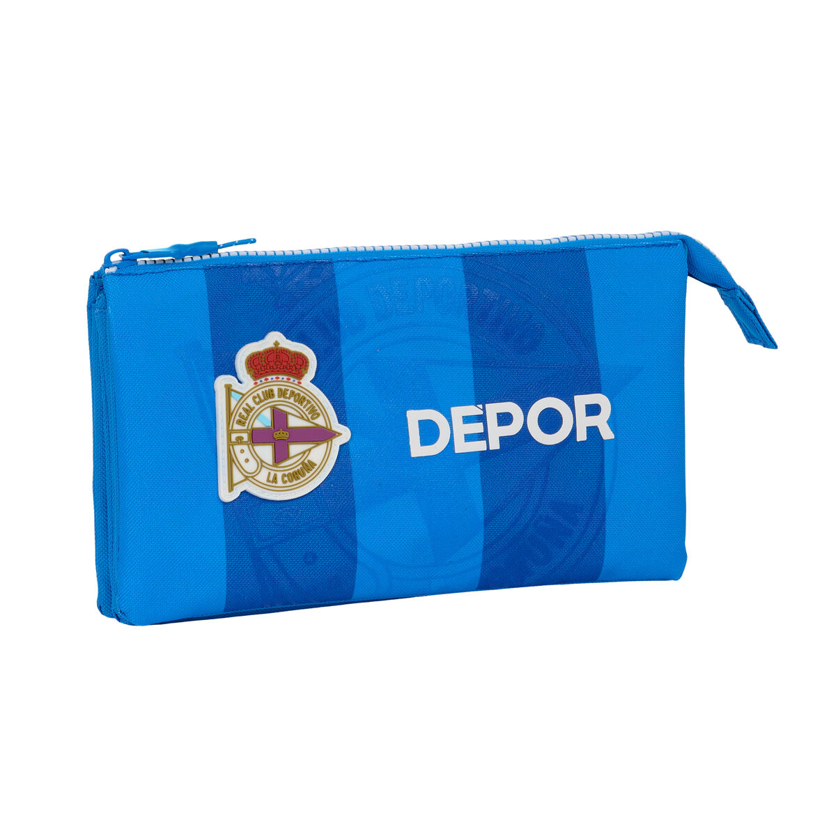 Triple Carry-all R. C. Deportivo de La Coruña Blue 22 x 12 x 3 cm Triple Carry-all R. C. Deportivo de La Coruña Blue 22 x 12 x 3 cm