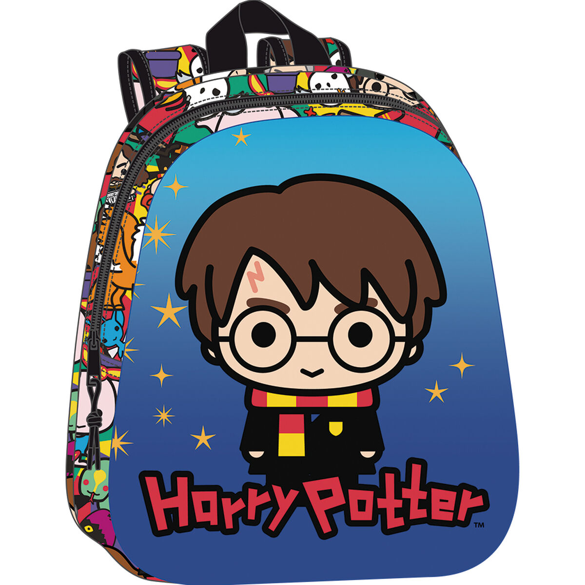 School Bag Harry Potter Blue Multicolour 27 x 33 x 10 cm School Bag Harry Potter Blue Multicolour 27 x 33 x 10 cm