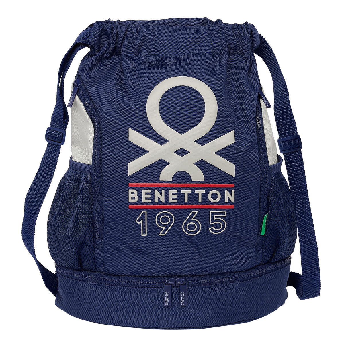 Child’s Backpack Bag Benetton Varsity Grey Navy Blue 35 x 40 x 1 cm Child’s Backpack Bag Benetton Varsity Grey Navy Blue 35 x 40 x 1 cm