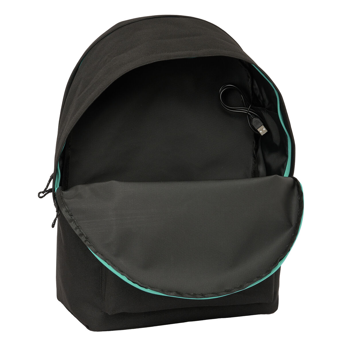 Laptop Backpack Kings League KINGS LEAGUE “EL BARRIO” Black 31 x 44 x 18 cm