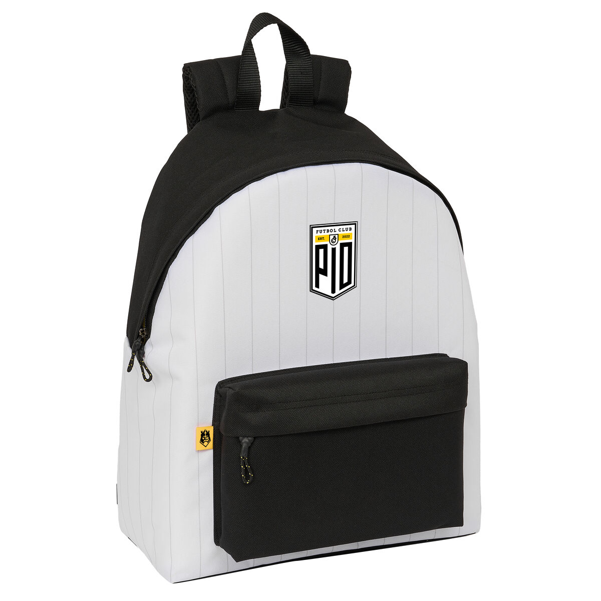 School Bag Kings League PÍo White Black 33 x 42 x 15 cm School Bag Kings League PÍo White Black 33 x 42 x 15 cm