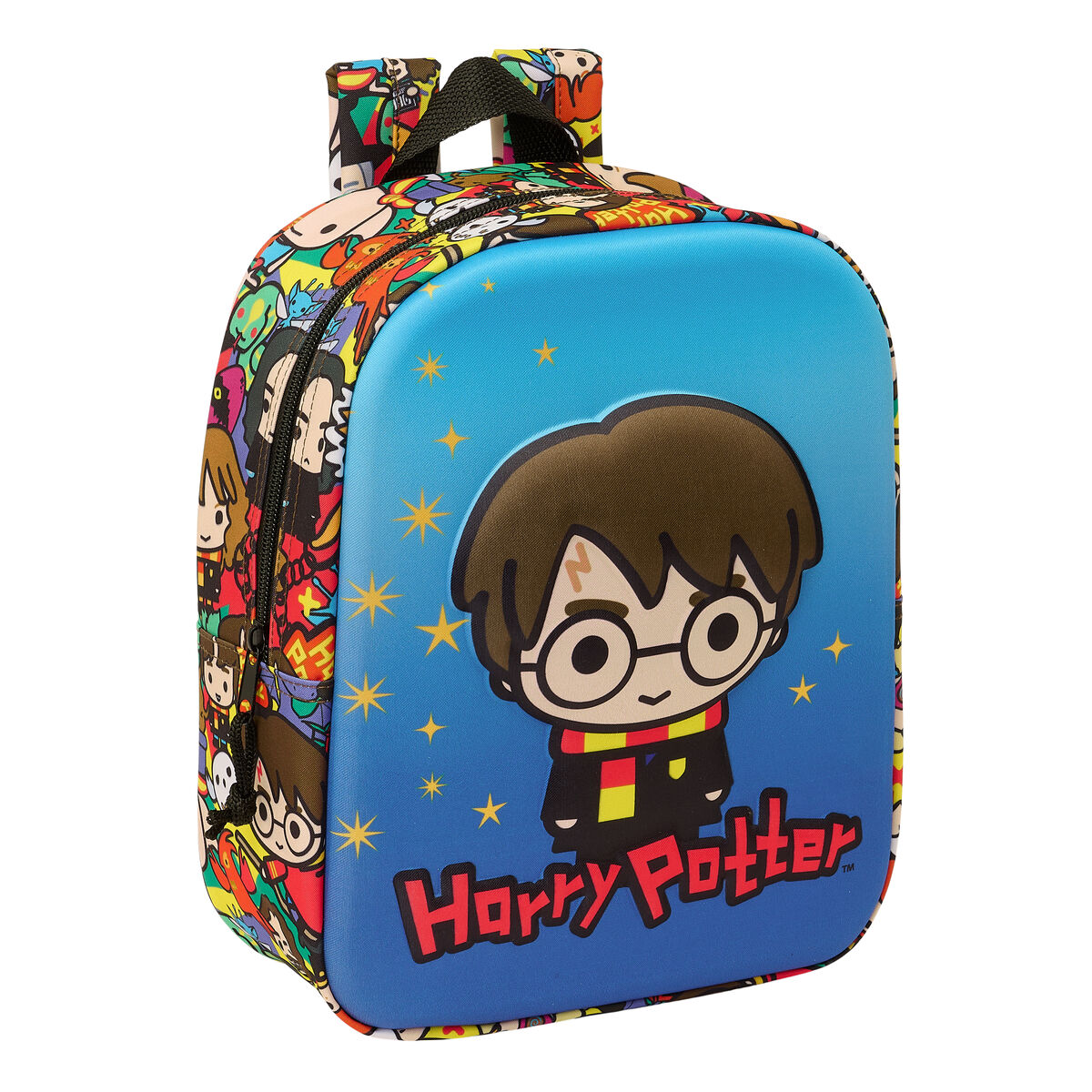 School Bag Harry Potter Blue Multicolour 22 x 27 x 10 cm 3D School Bag Harry Potter Blue Multicolour 22 x 27 x 10 cm 3D