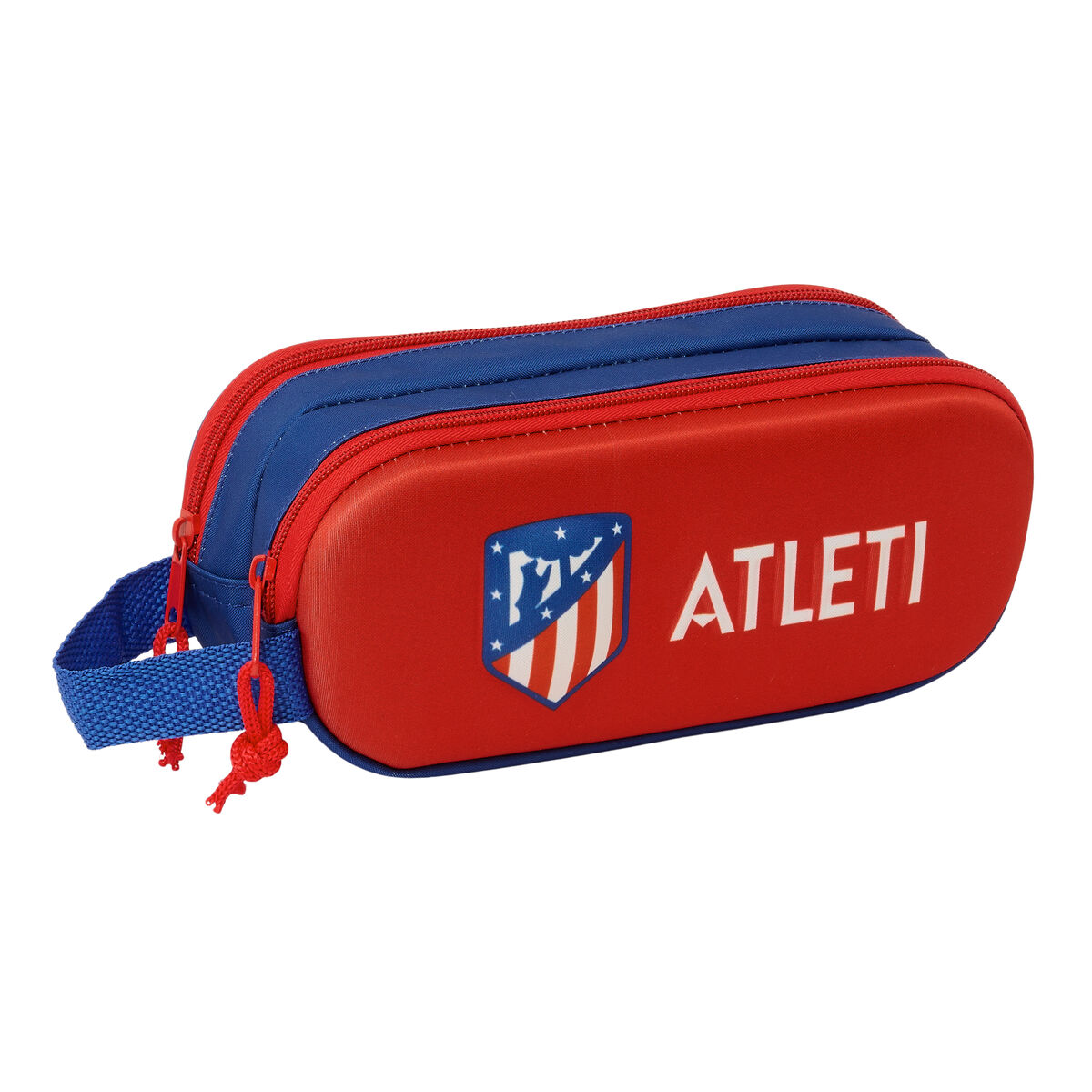 Double Carry-all AtlÃ©tico Madrid Red 21 x 8 x 6 cm 3D