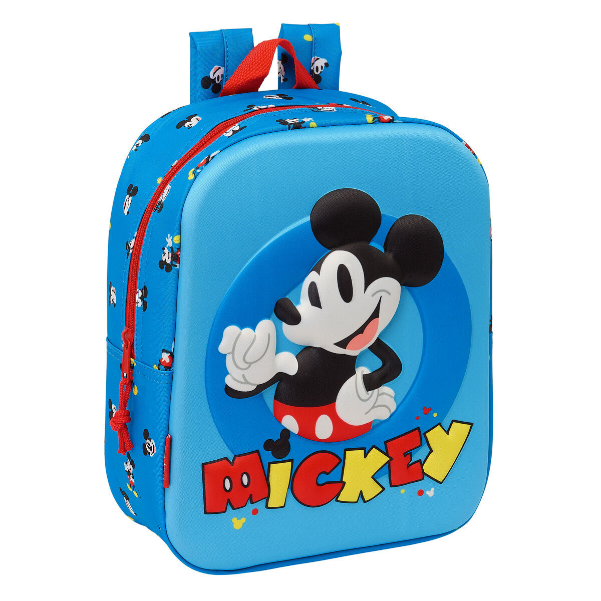 School Bag Mickey Mouse Clubhouse Blue 22 x 27 x 10 cm 3D School Bag Mickey Mouse Clubhouse Blue 22 x 27 x 10 cm 3D