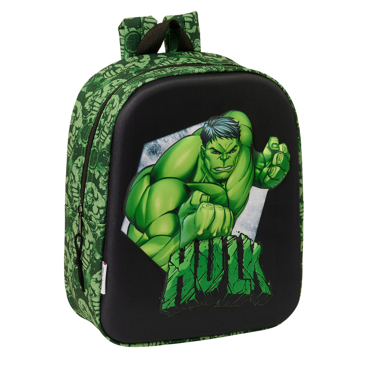 School Bag Hulk Black Green 22 x 27 x 10 cm 3D School Bag Hulk Black Green 22 x 27 x 10 cm 3D