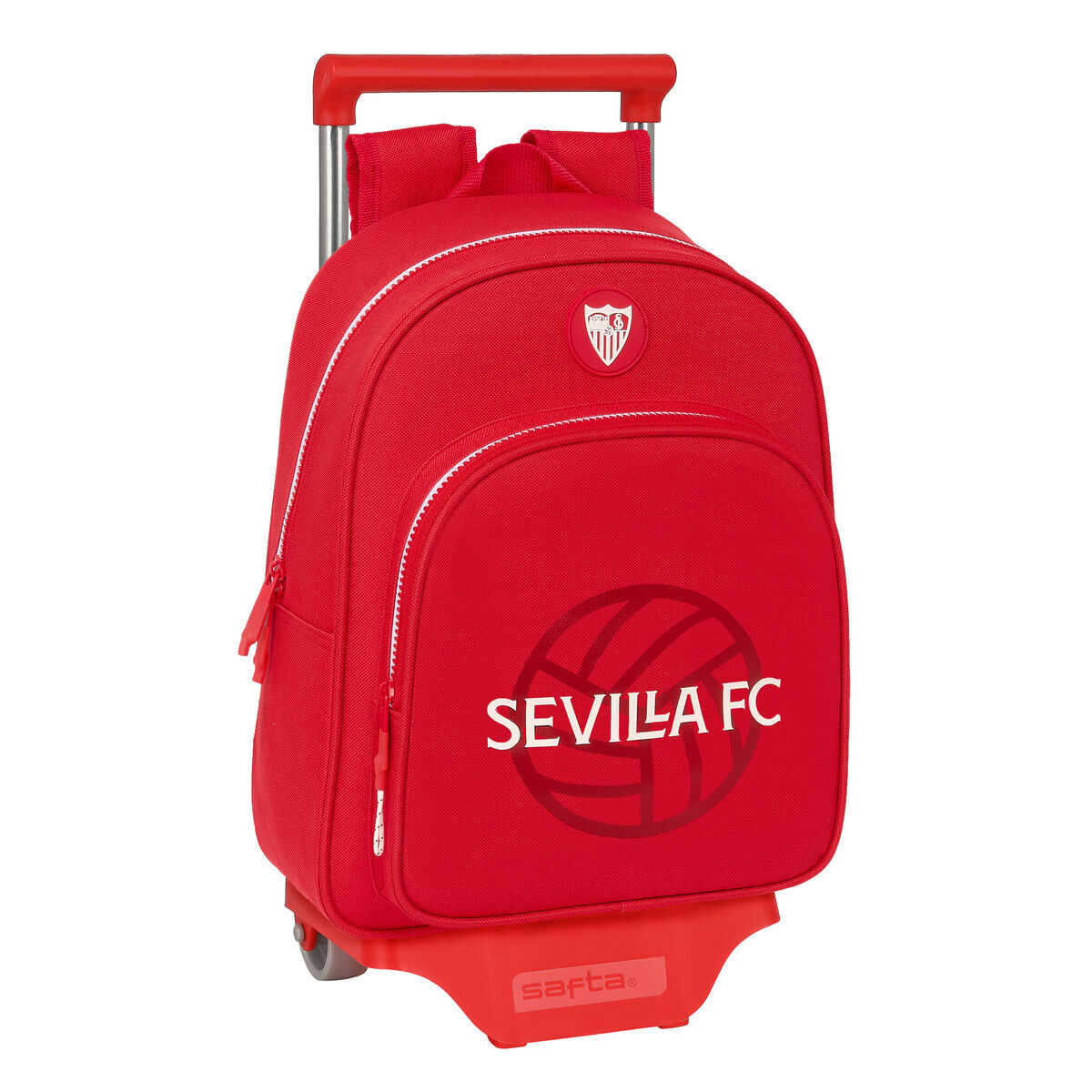 School Rucksack with Wheels Sevilla Fútbol Club Red 28 x 34 x 10 cm School Rucksack with Wheels Sevilla Fútbol Club Red 28 x 34 x 10 cm