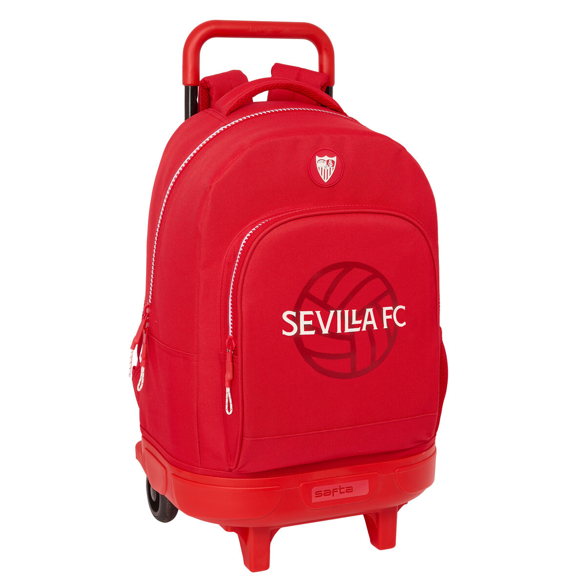 School Rucksack with Wheels Sevilla Fútbol Club Red 33 x 45 x 22 cm School Rucksack with Wheels Sevilla Fútbol Club Red 33 x 45 x 22 cm