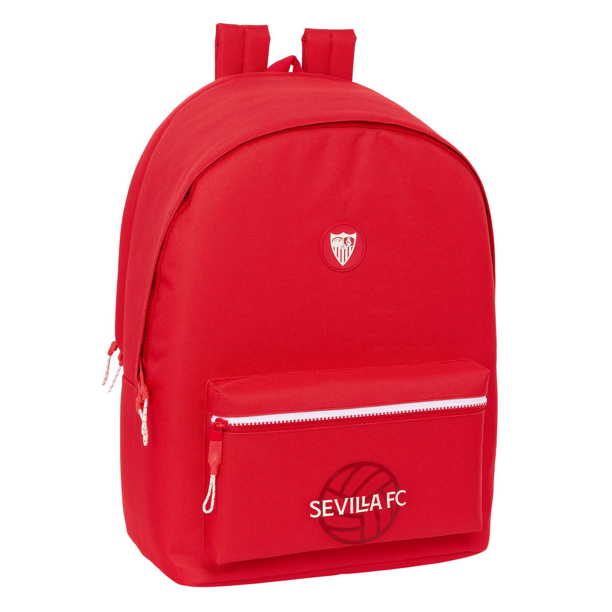Rucksack for Laptop and Tablet with USB Output Sevilla Fútbol Club Red 31 x 44 x 18 cm Rucksack for Laptop and Tablet with USB Output Sevilla Fútbol Club Red 31 x 44 x 18 cm