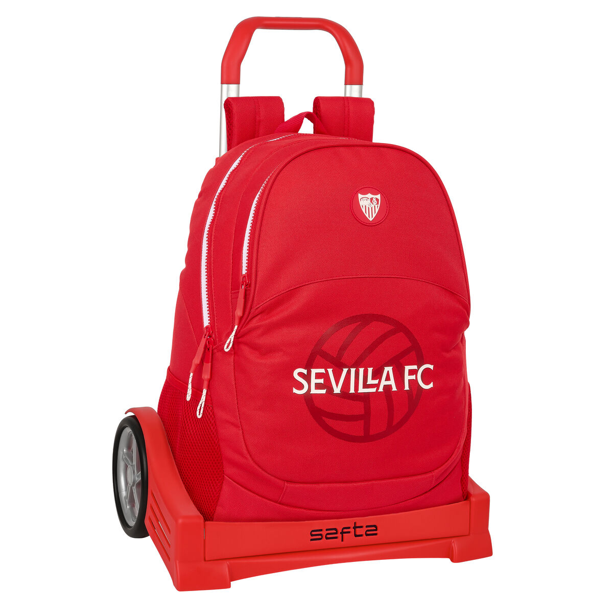 School Rucksack with Wheels Sevilla Fútbol Club Red 32 x 44 x 16 cm School Rucksack with Wheels Sevilla Fútbol Club Red 32 x 44 x 16 cm