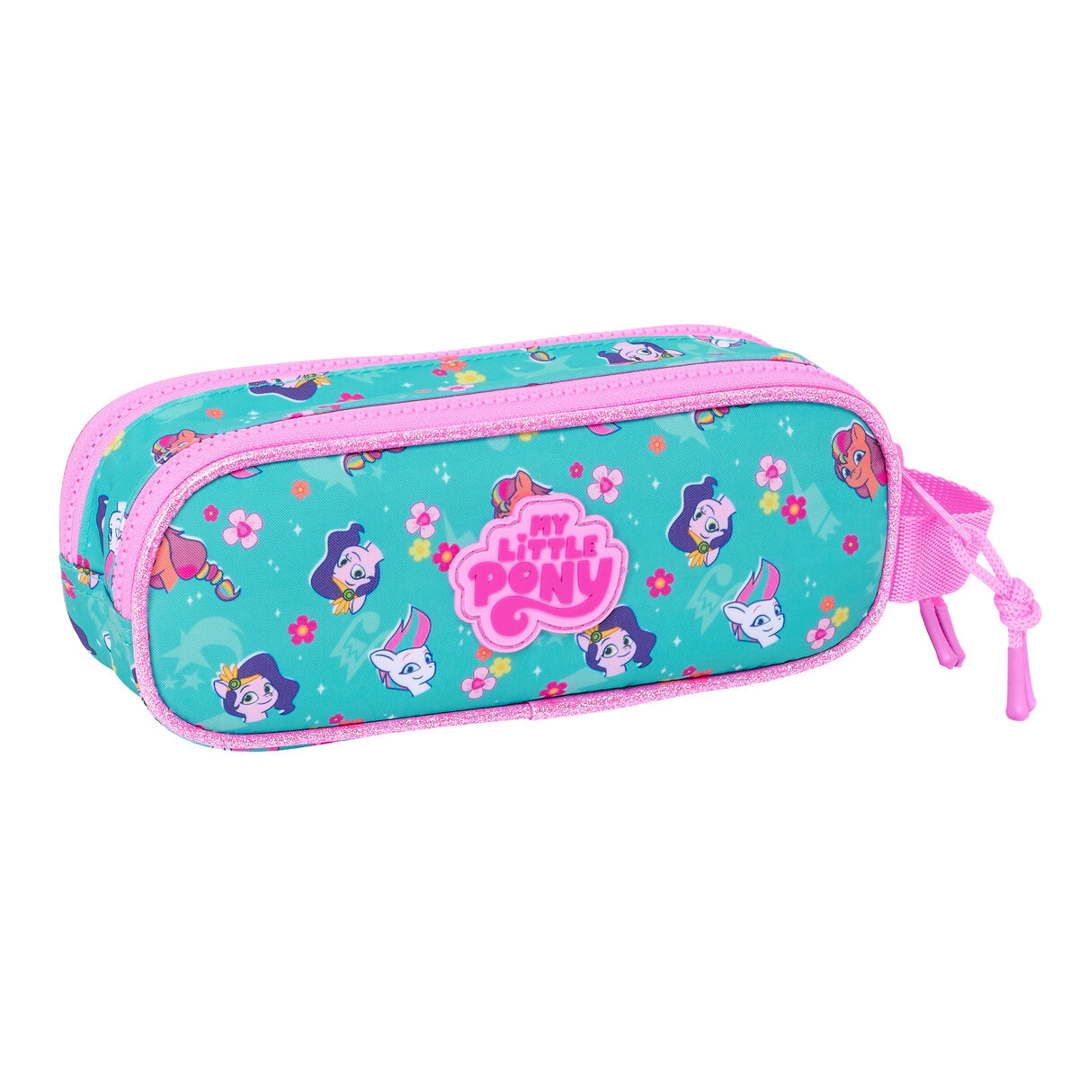 Double Carry-all My Little Pony Magic Pink Turquoise 21 x 8 x 6 cm Double Carry-all My Little Pony Magic Pink Turquoise 21 x 8 x 6 cm