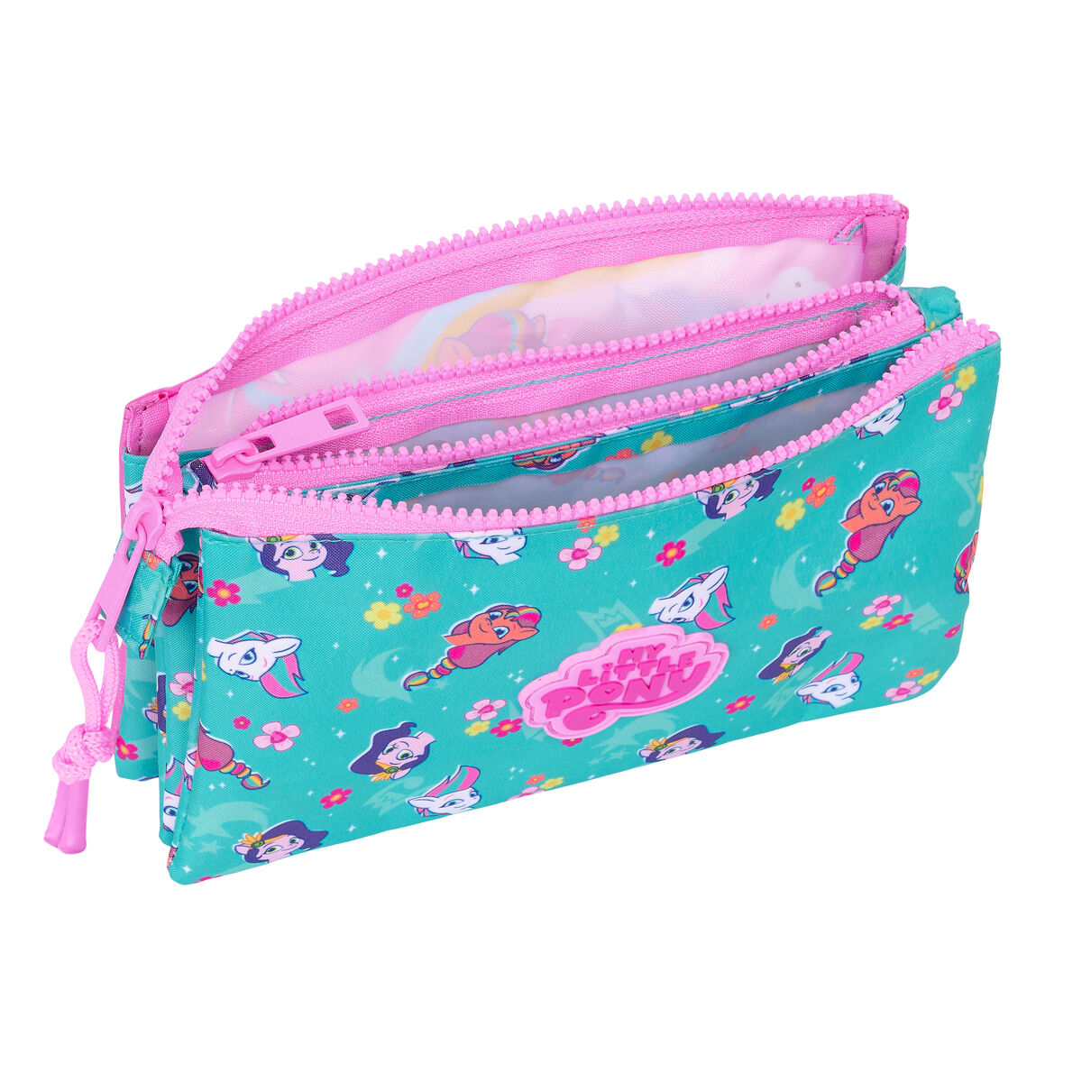 Triple Carry-all My Little Pony Magic Pink Turquoise 22 x 12 x 3 cm