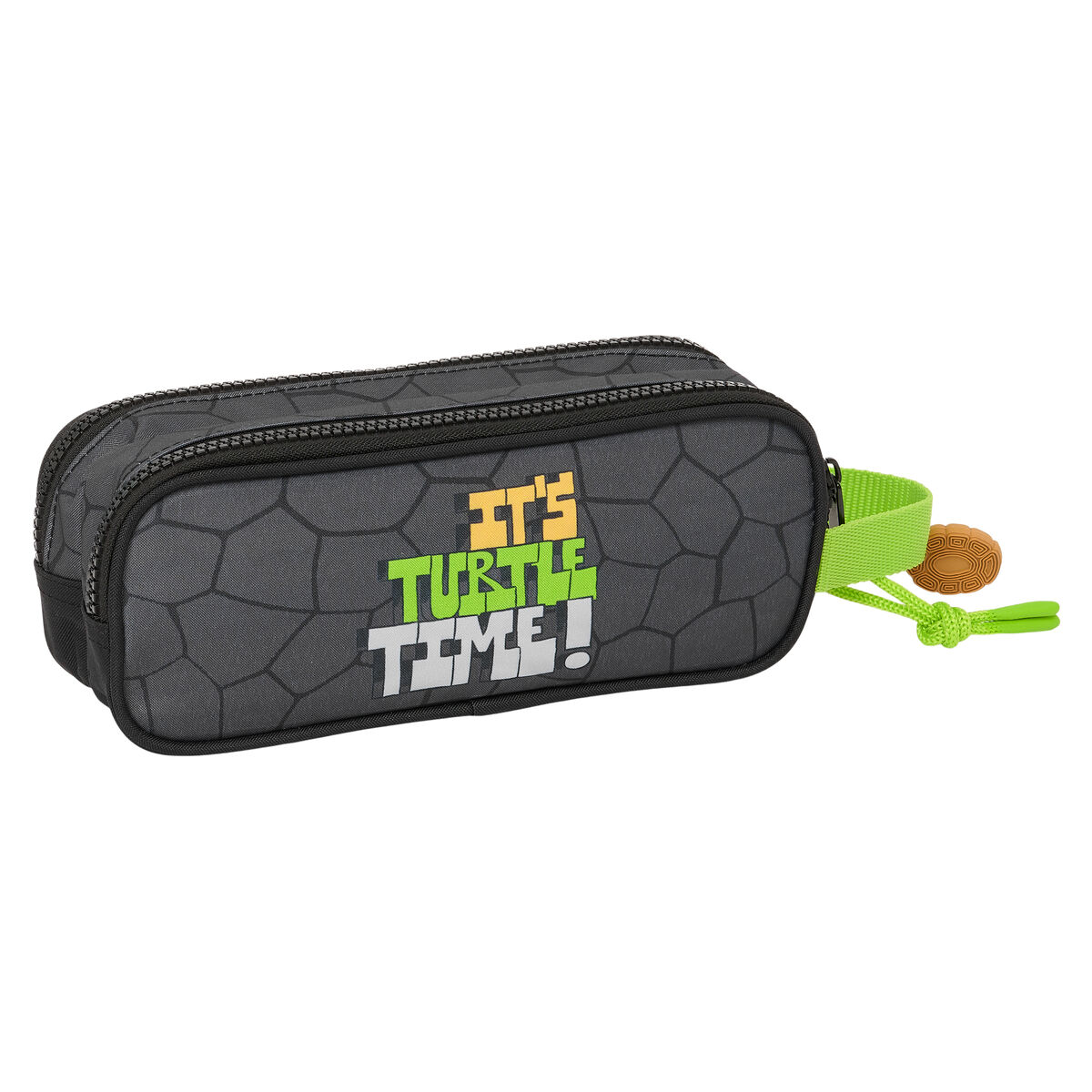 Double Carry-all Teenage Mutant Ninja Turtles Black Grey 21 x 8 x 6 cm Double Carry-all Teenage Mutant Ninja Turtles Black Grey 21 x 8 x 6 cm
