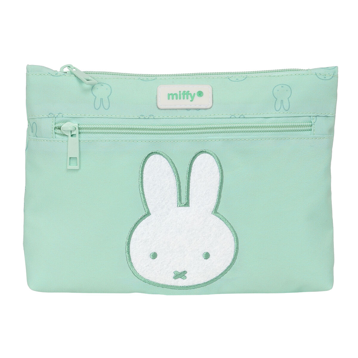 Double Carry-all Miffy Menta Mint 23 x 16 x 3 cm Double Carry-all Miffy Menta Mint 23 x 16 x 3 cm