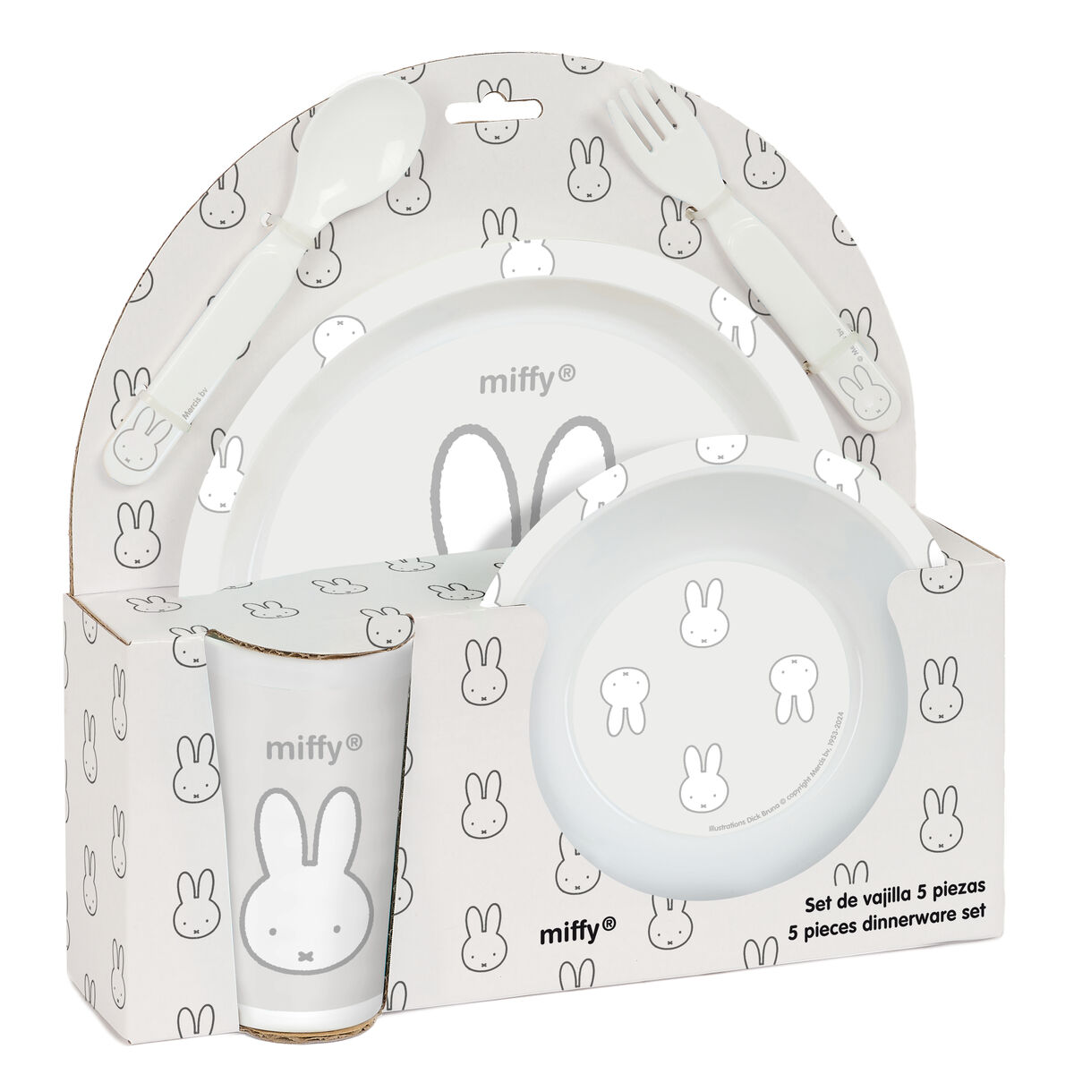 Children’s dish set Miffy Niebla (5 Pieces) Children’s dish set Miffy Niebla (5 Pieces)