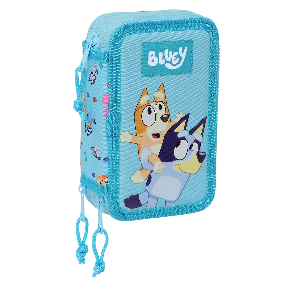 Triple Pencil Case Bluey Sky blue 12,5 x 19,5 x 5,5 cm 36 Pieces Triple Pencil Case Bluey Sky blue 12,5 x 19,5 x 5,5 cm 36 Pieces