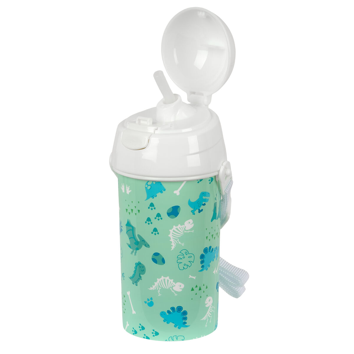 Water bottle Safta Dino Green PVC 500 ml