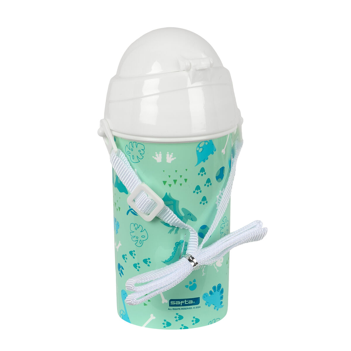 Water bottle Safta Dino Green PVC 500 ml