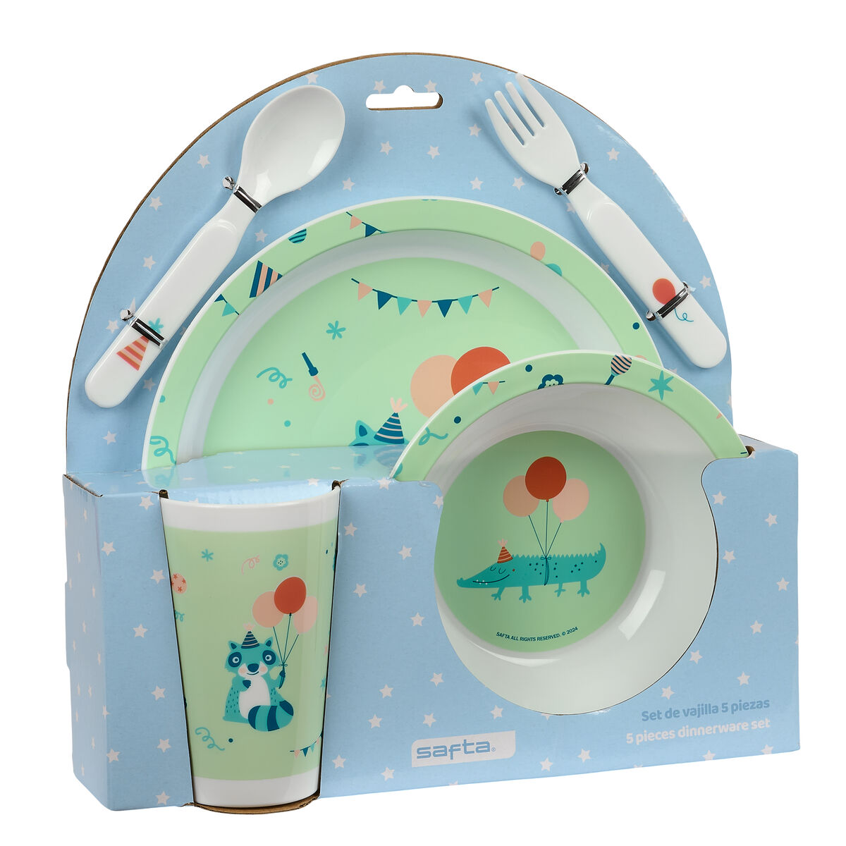 Children’s dish set Safta Fiesta Polyester 26 x 26 x 9 cm Children’s dish set Safta Fiesta Polyester 26 x 26 x 9 cm