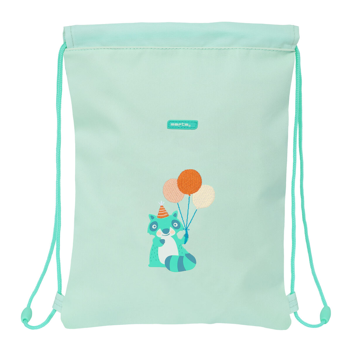 Backpack with Strings Safta Fiesta Green 26 x 34 x 1 cm Backpack with Strings Safta Fiesta Green 26 x 34 x 1 cm