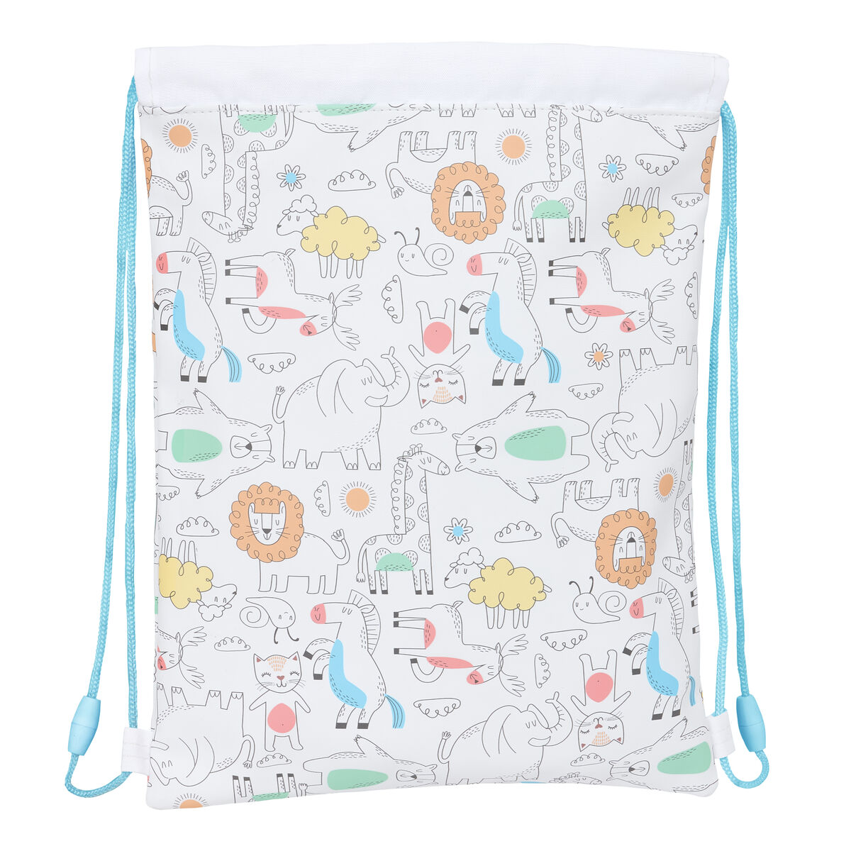 Backpack with Strings Safta Zoo Beige 26 x 34 x 1 cm