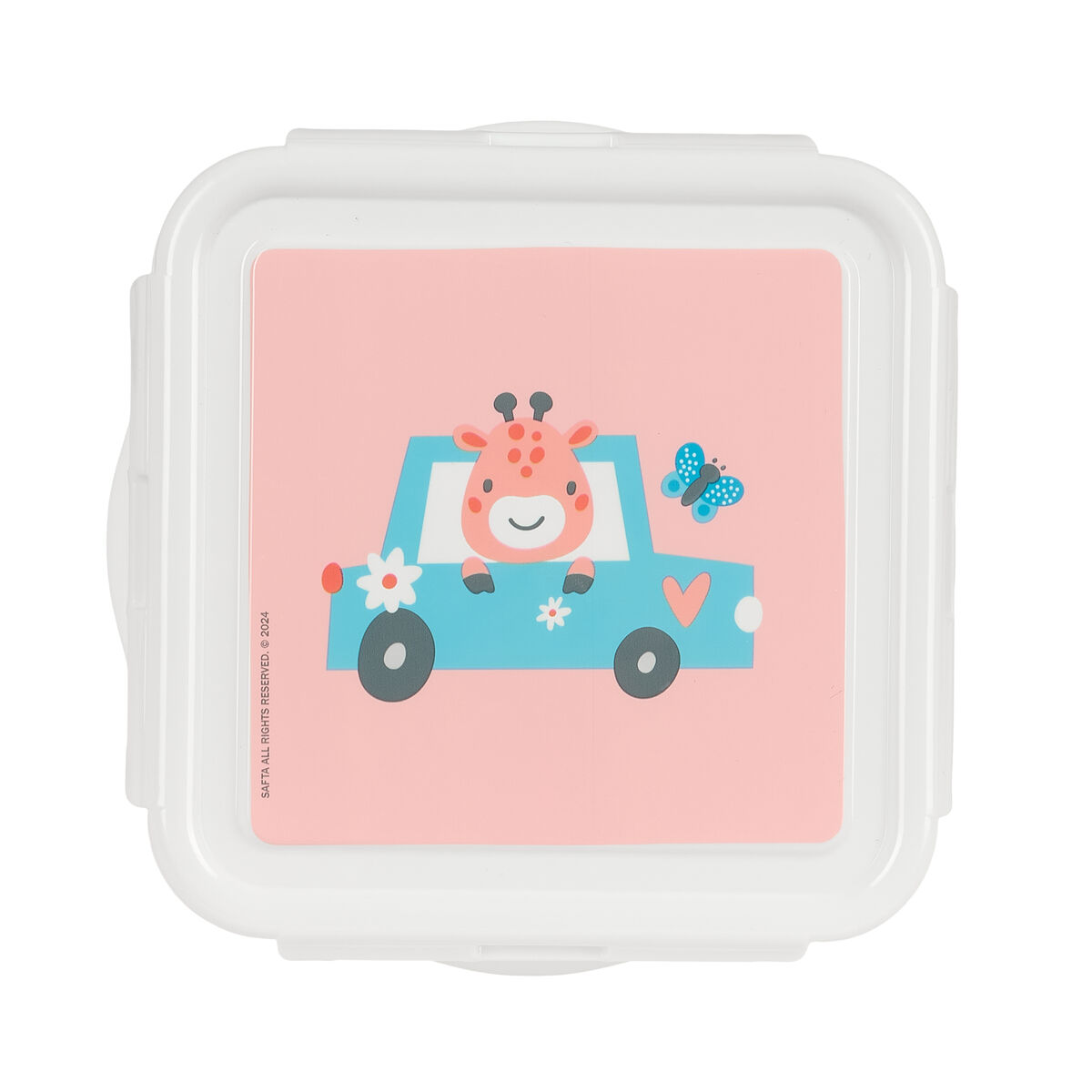 Lunch box Safta Jirafa Coral 13 x 7.5 x 13 cm