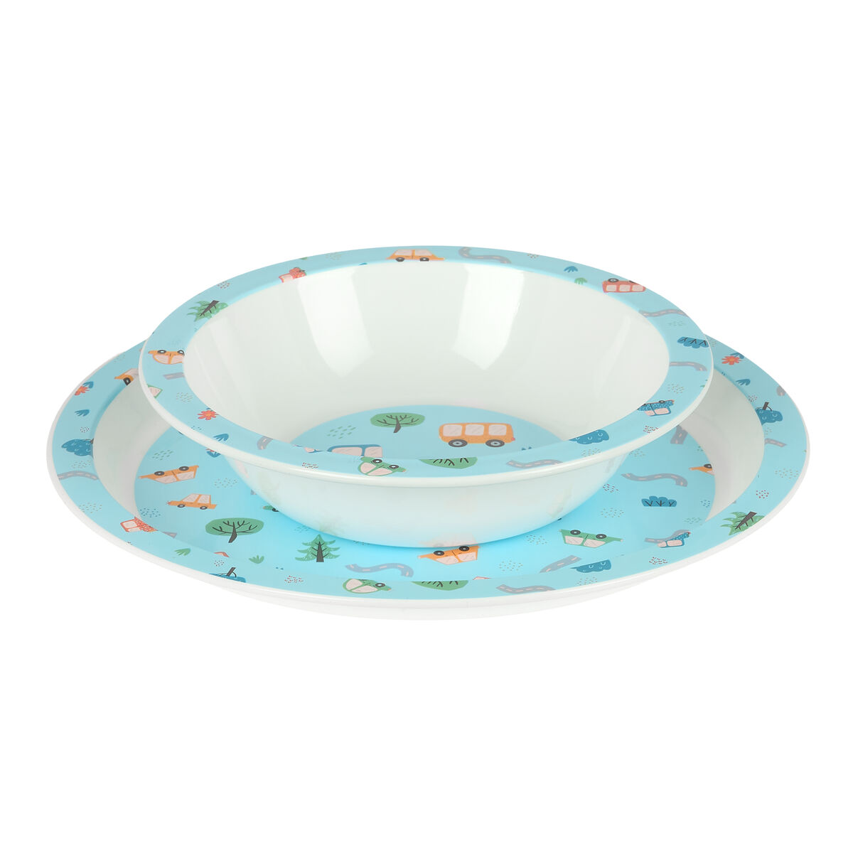 Children’s dish set Safta Coches Polyester 26 x 26 x 9 cm