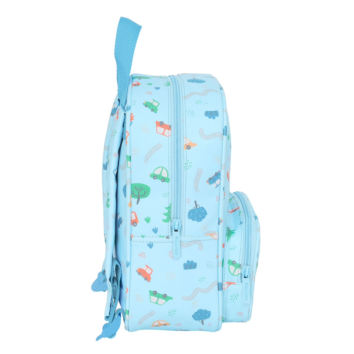 Child bag Safta Coches Blue 22 x 27 x 10 cm