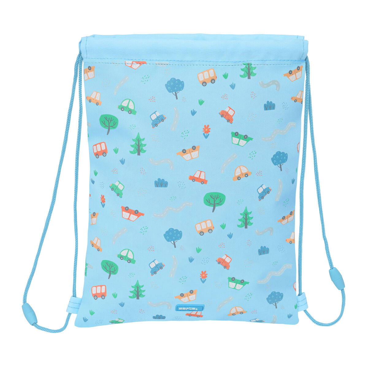 Backpack with Strings Safta Coches Blue 26 x 34 x 1 cm Backpack with Strings Safta Coches Blue 26 x 34 x 1 cm