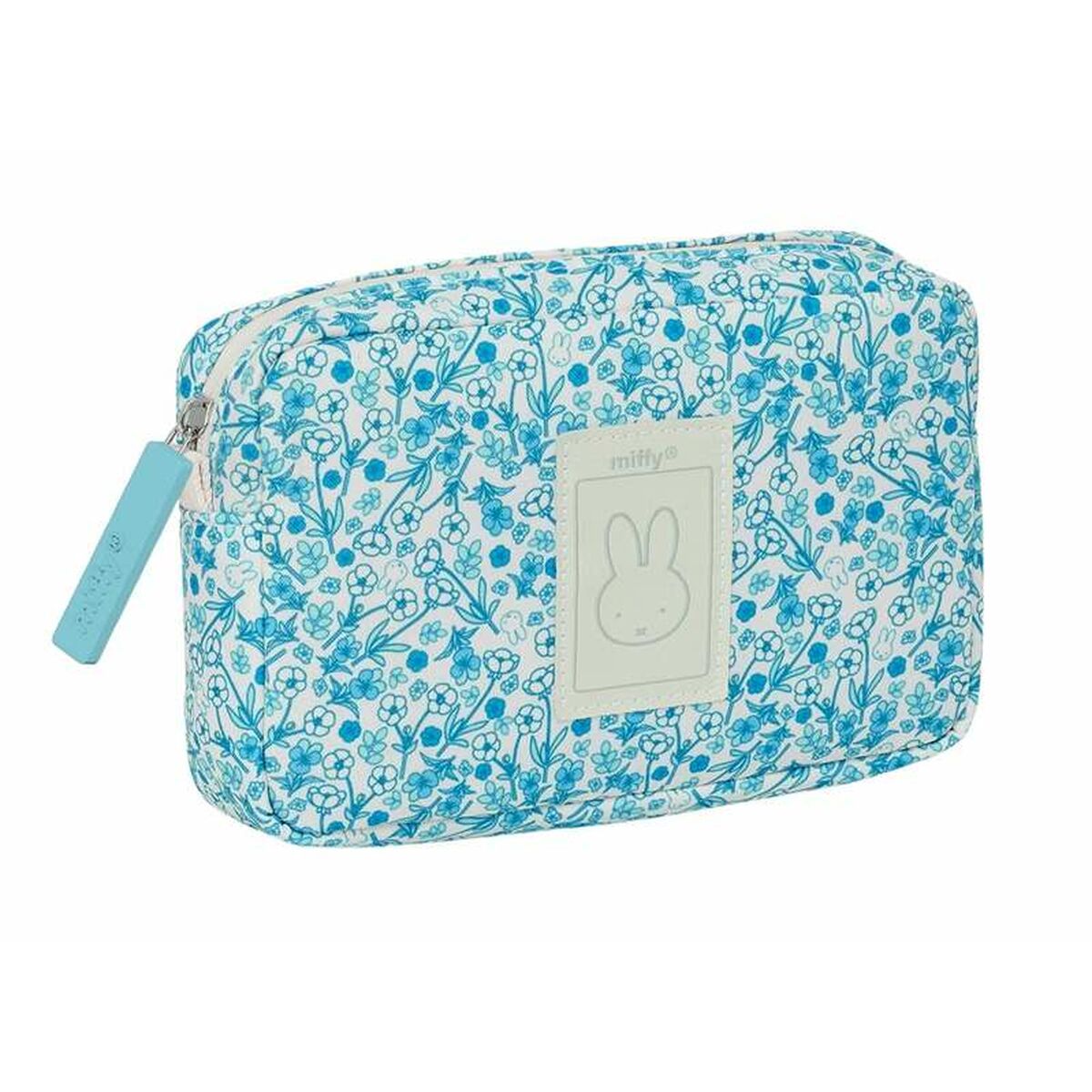 Travel Vanity Case Miffy Garden Turquoise 20 x 13 x 5,5 cm Travel Vanity Case Miffy Garden Turquoise 20 x 13 x 5,5 cm