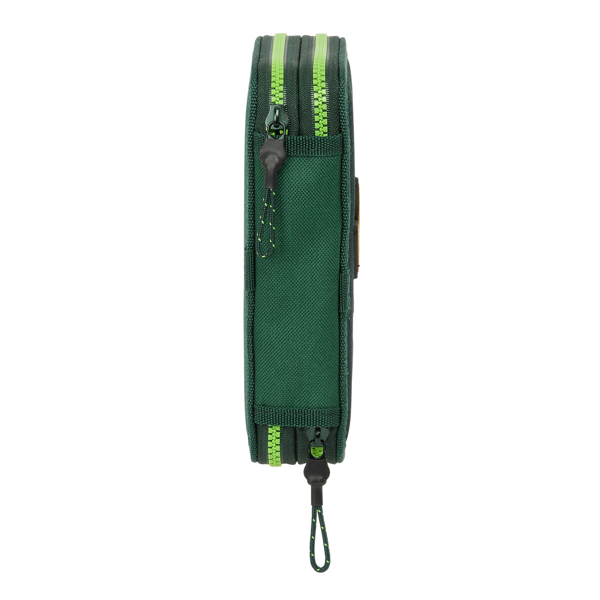 Double Pencil Case Real Betis BalompiÃ© Green 12.5 x 19.5 x 4 cm 28 Pieces