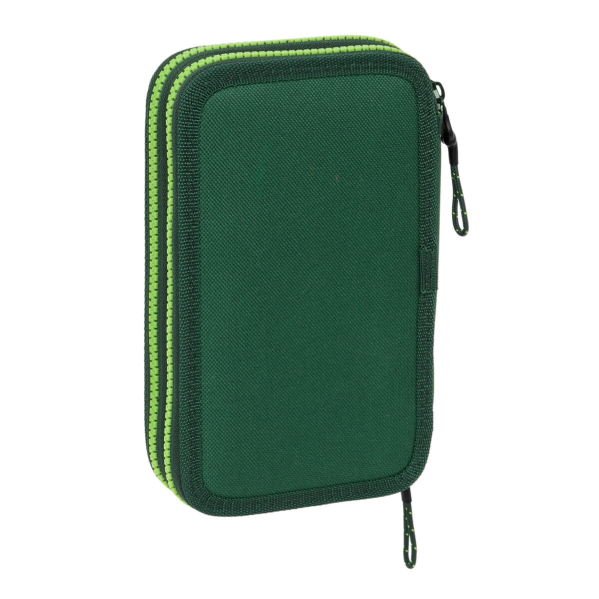 Double Pencil Case Real Betis BalompiÃ© Green 12.5 x 19.5 x 4 cm 28 Pieces