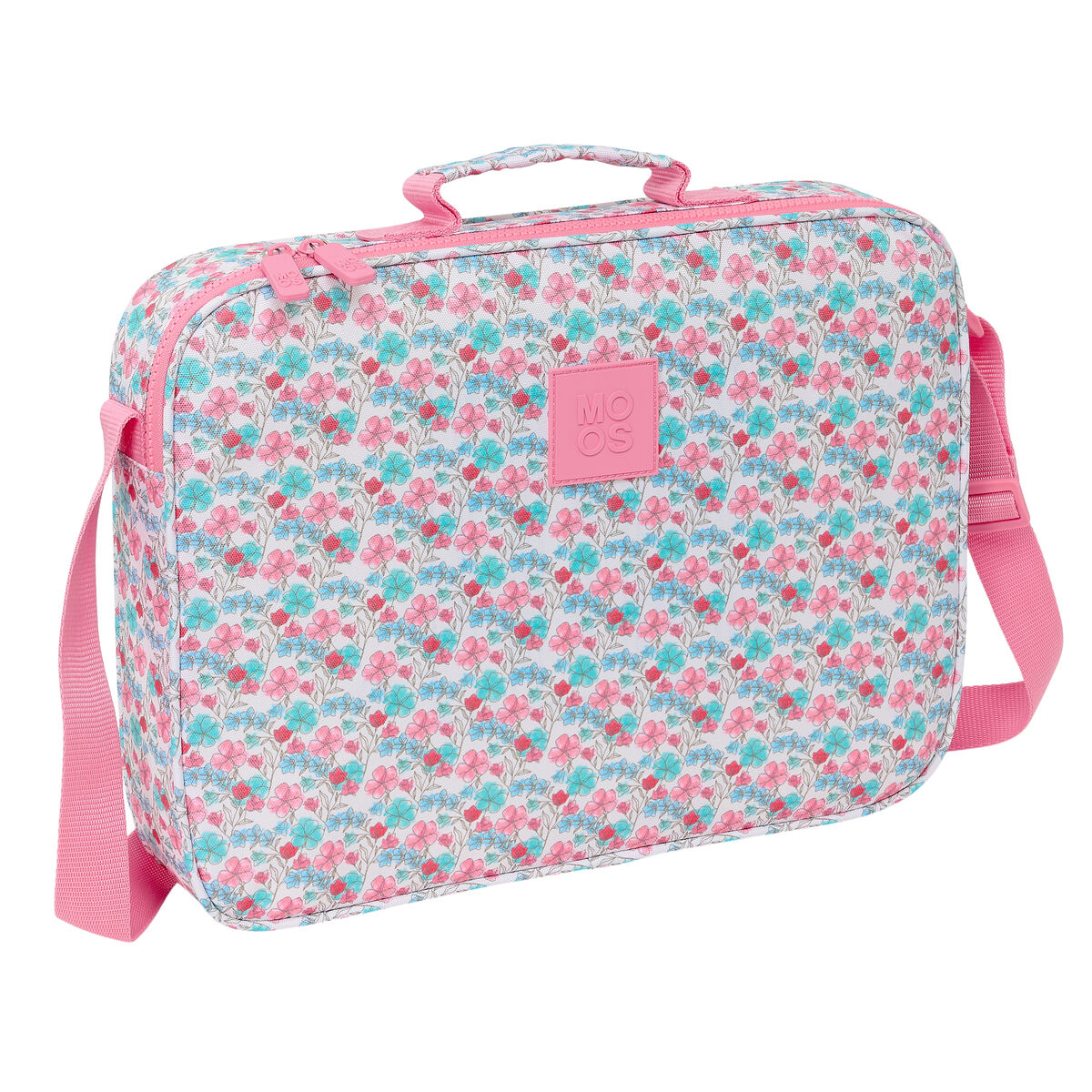 School Satchel Moos Flores Multicolour 38 x 28 x 6 cm School Satchel Moos Flores Multicolour 38 x 28 x 6 cm