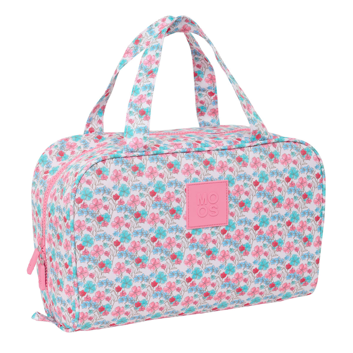 Travel Vanity Case Moos Flores Multicolour 31 x 14 x 19 cm Travel Vanity Case Moos Flores Multicolour 31 x 14 x 19 cm