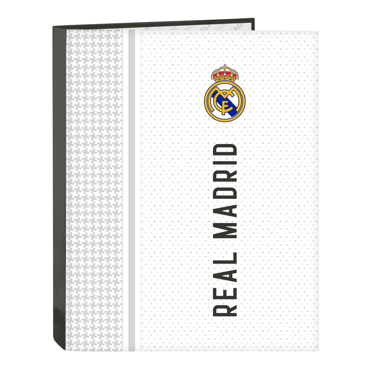 Ring binder Real Madrid C.F. White Grey A4 26.5 x 33 x 4 cm Ring binder Real Madrid C.F. White Grey A4 26.5 x 33 x 4 cm