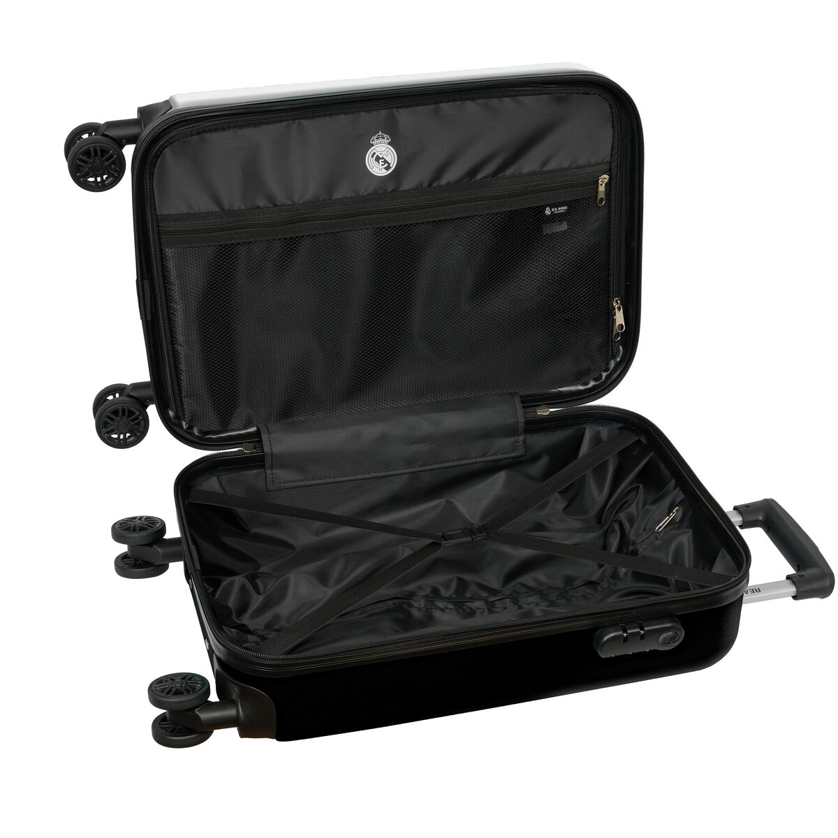 Cabin Trolley Real Madrid C.F. 1st Kit 24/25 White 34,5 x 20 x 55 cm