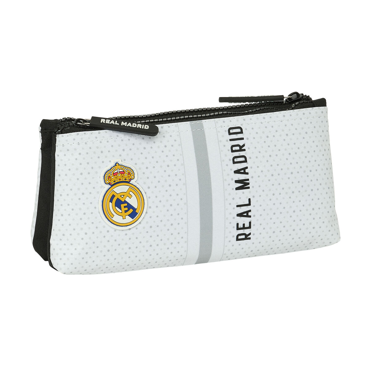 Travel Vanity Case Real Madrid C.F. White Grey Sporting 22 x 10 x 8 cm Travel Vanity Case Real Madrid C.F. White Grey Sporting 22 x 10 x 8 cm