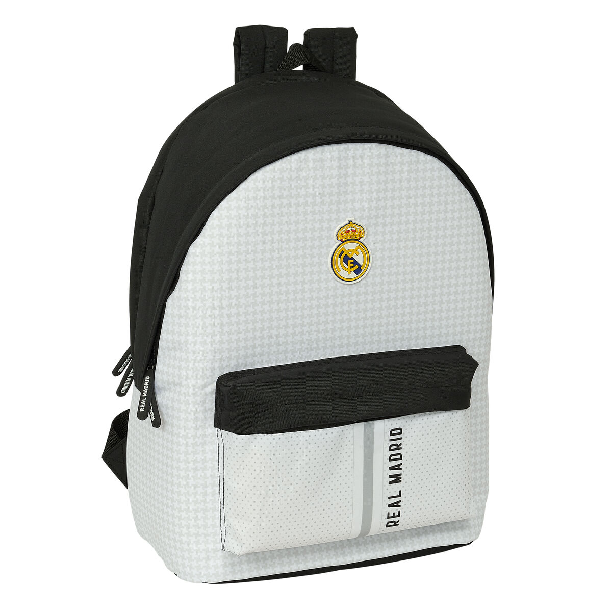 Laptop Backpack Real Madrid C.F. 24/25 White Grey 31 x 44 x 18 cm 15,6″
