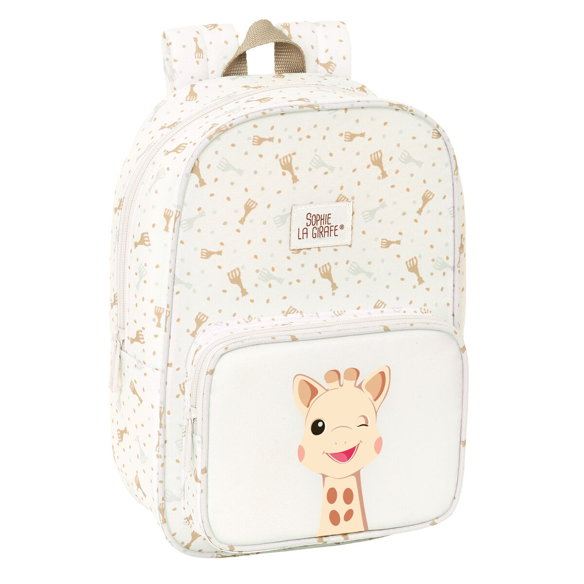 School Bag Sophie la Girafe Beige 20 x 28 x 8 cm School Bag Sophie la Girafe Beige 20 x 28 x 8 cm