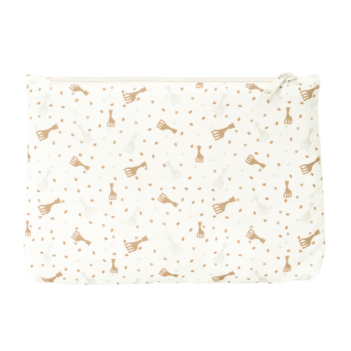 Double Carry-all Sophie la Girafe Beige 23 x 16 x 3 cm