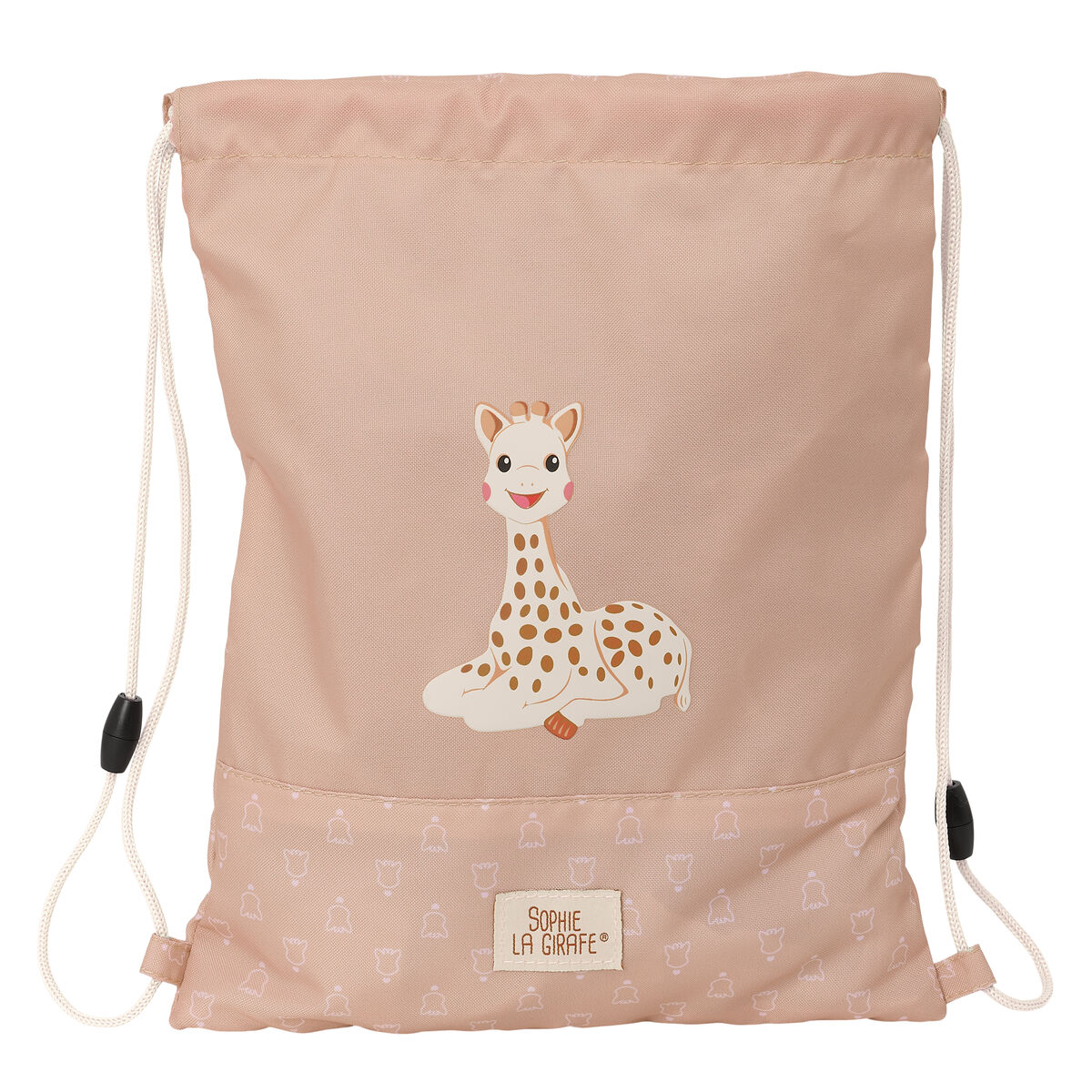 Backpack with Strings Sophie la Girafe Beige 26 x 34 x 1 cm Backpack with Strings Sophie la Girafe Beige 26 x 34 x 1 cm