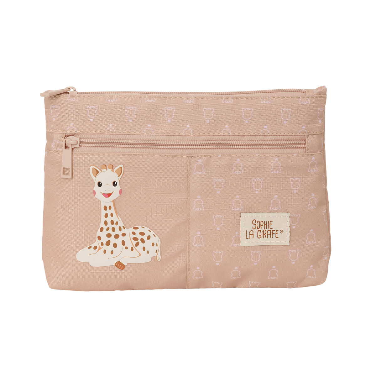 Double Carry-all Sophie la Girafe Beige 23 x 16 x 3 cm Double Carry-all Sophie la Girafe Beige 23 x 16 x 3 cm