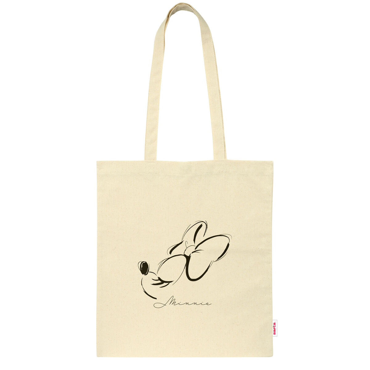 Fabric bag Minnie Mouse Natural Beige Fabric bag Minnie Mouse Natural Beige