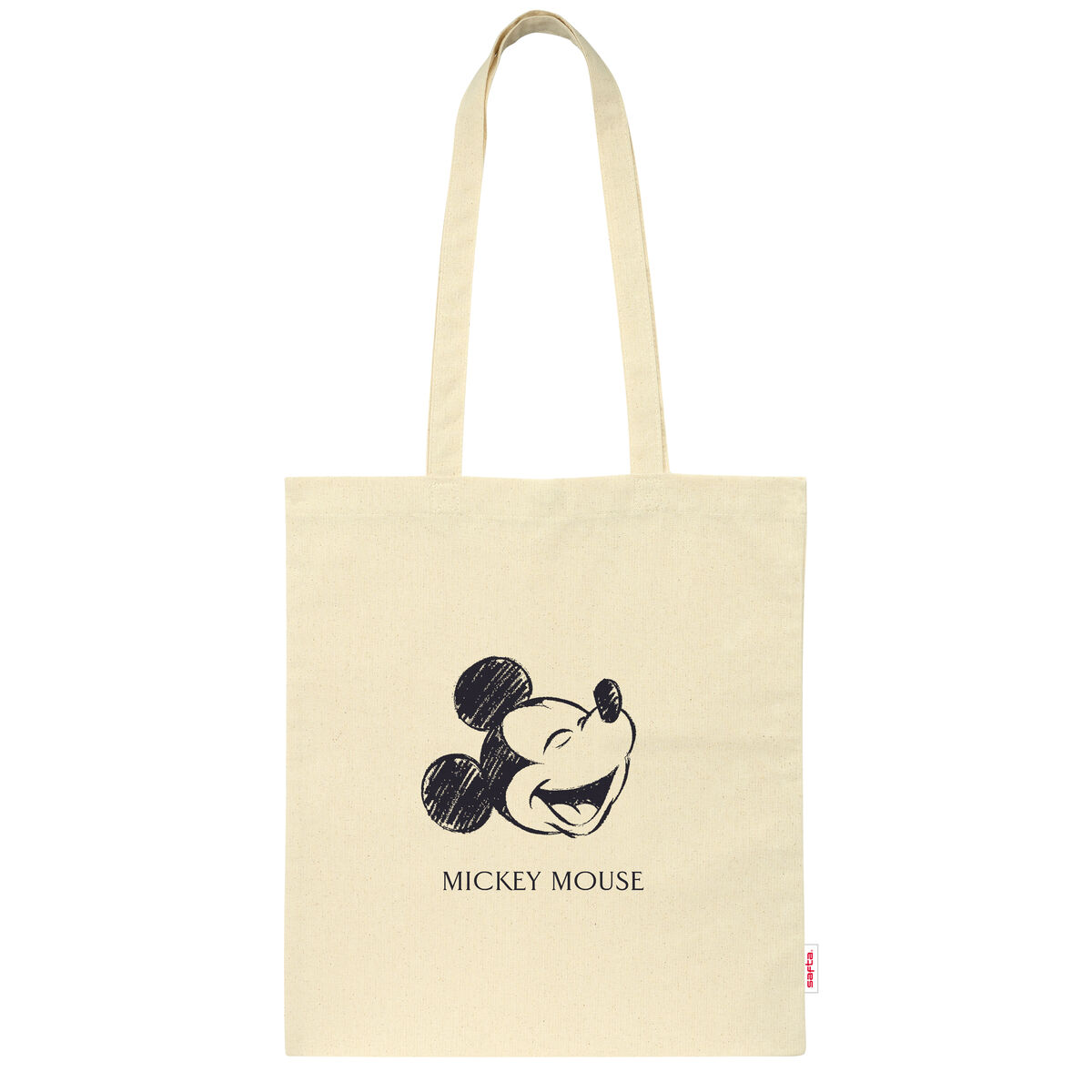 Fabric bag Mickey Mouse Clubhouse Natural Beige Fabric bag Mickey Mouse Clubhouse Natural Beige