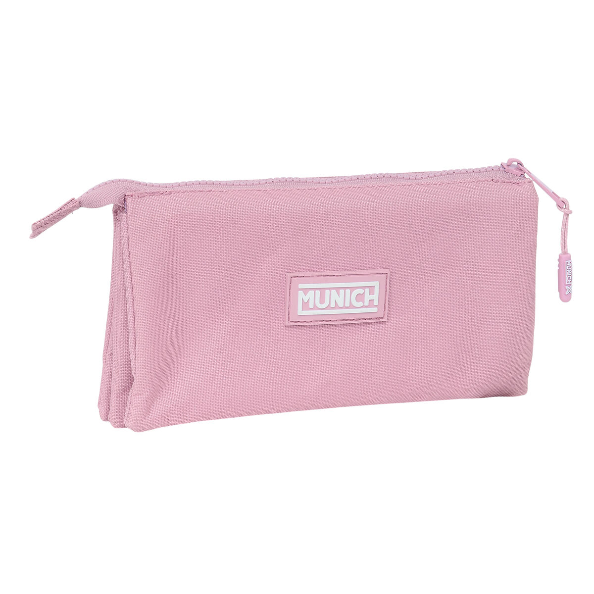 Triple Carry-all Munich Basic Pink 22 x 12 x 3 cm Triple Carry-all Munich Basic Pink 22 x 12 x 3 cm